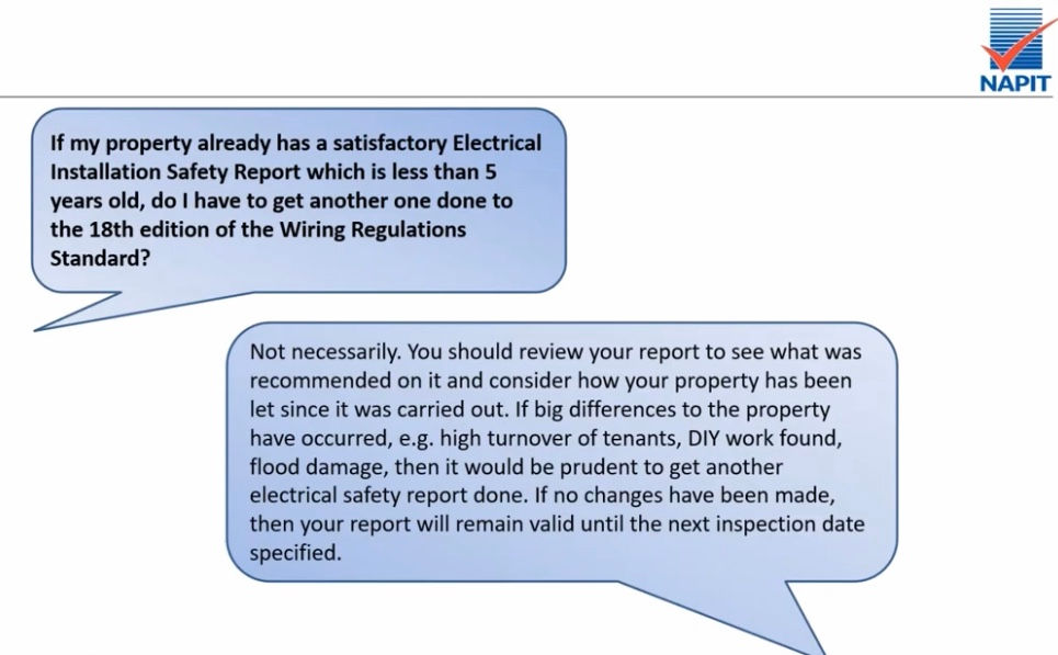 THE ELECTRICAL SAFETY STANDARDS IN THE PRIVATE RENTED SECTOR (ENGLAND