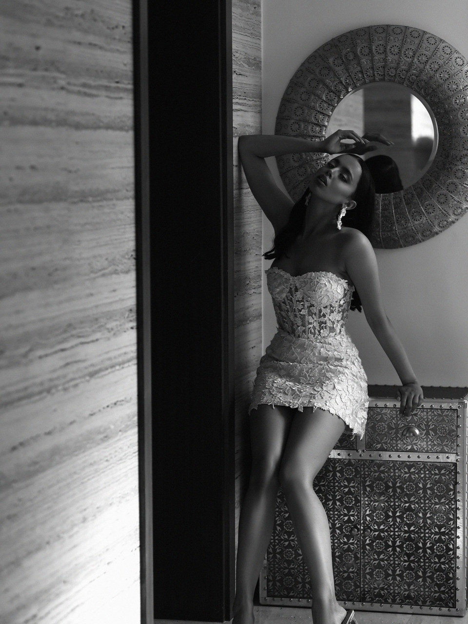 Modest couture Dubai — one-of-one covered evening gown from the HANIYE Register