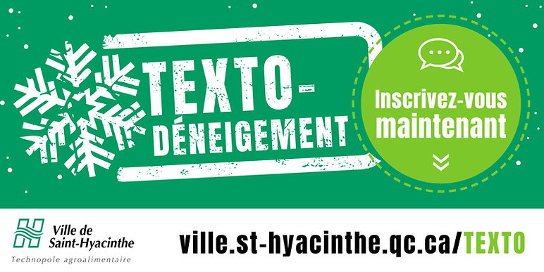 ville de saint-hyacinthe affiche info deneigement