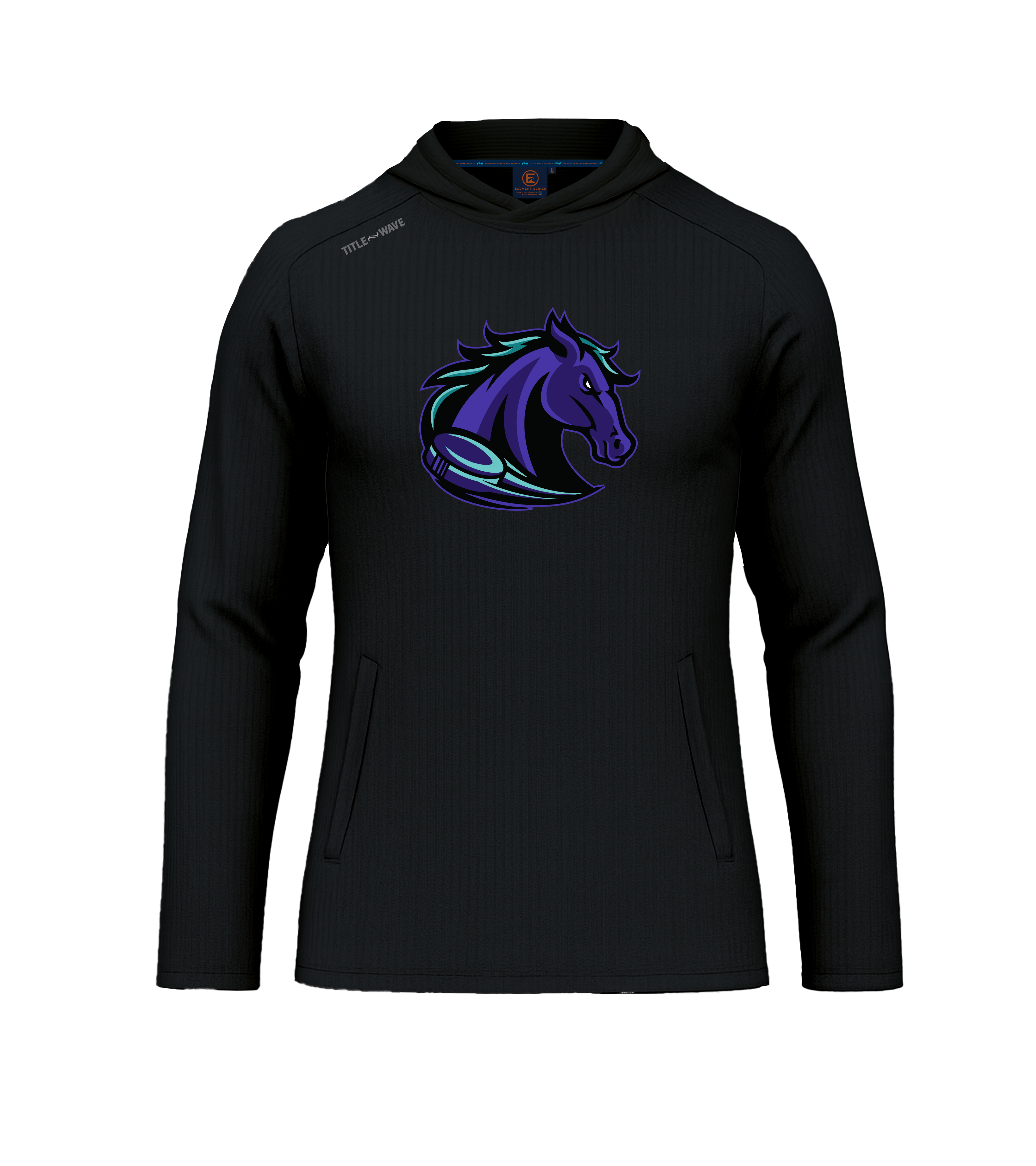Lexington Thoroughbreds Girls Team Element Series Hoodie - Black