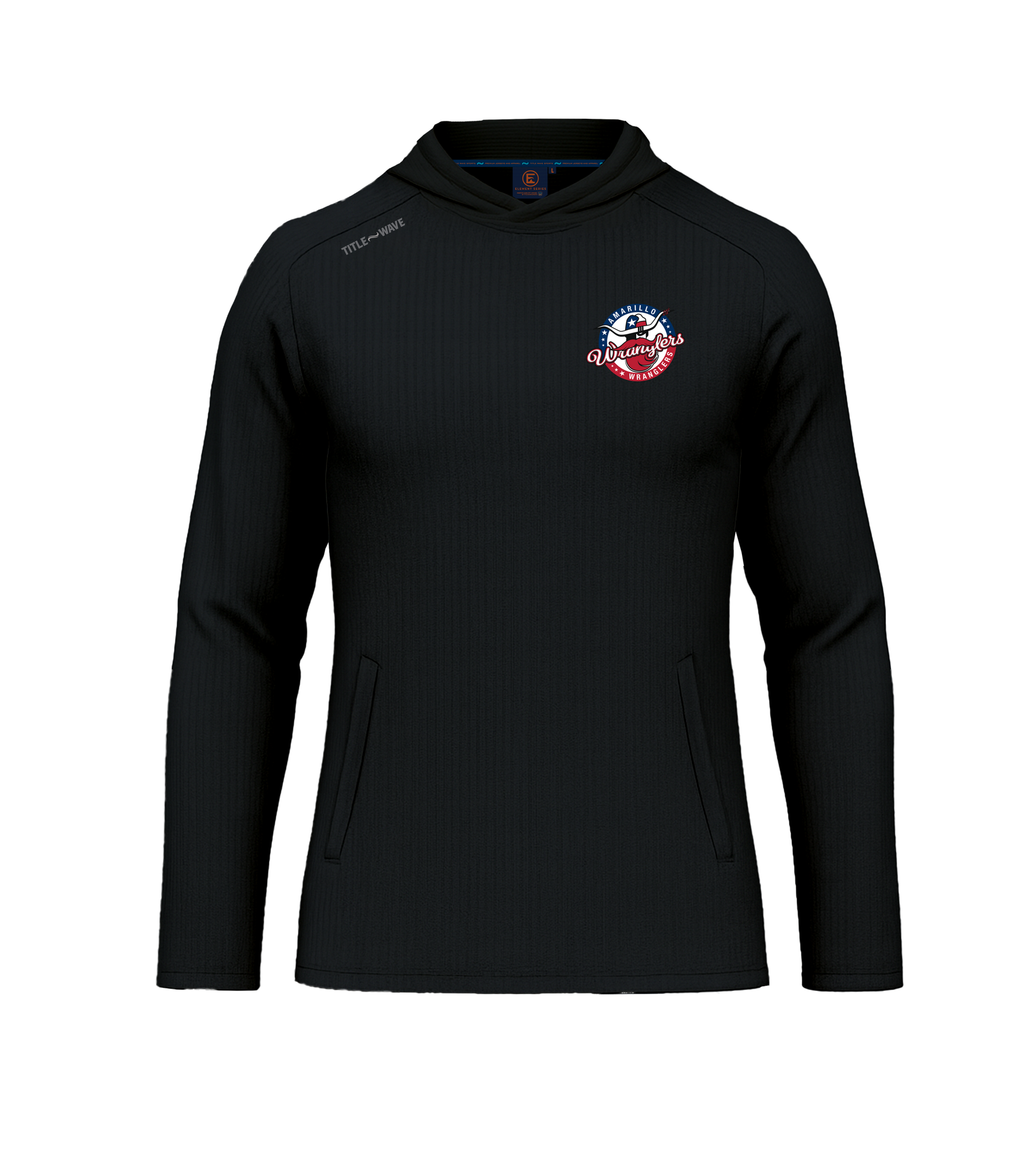Amarillo Wranglers Element Series Hoodie - Black