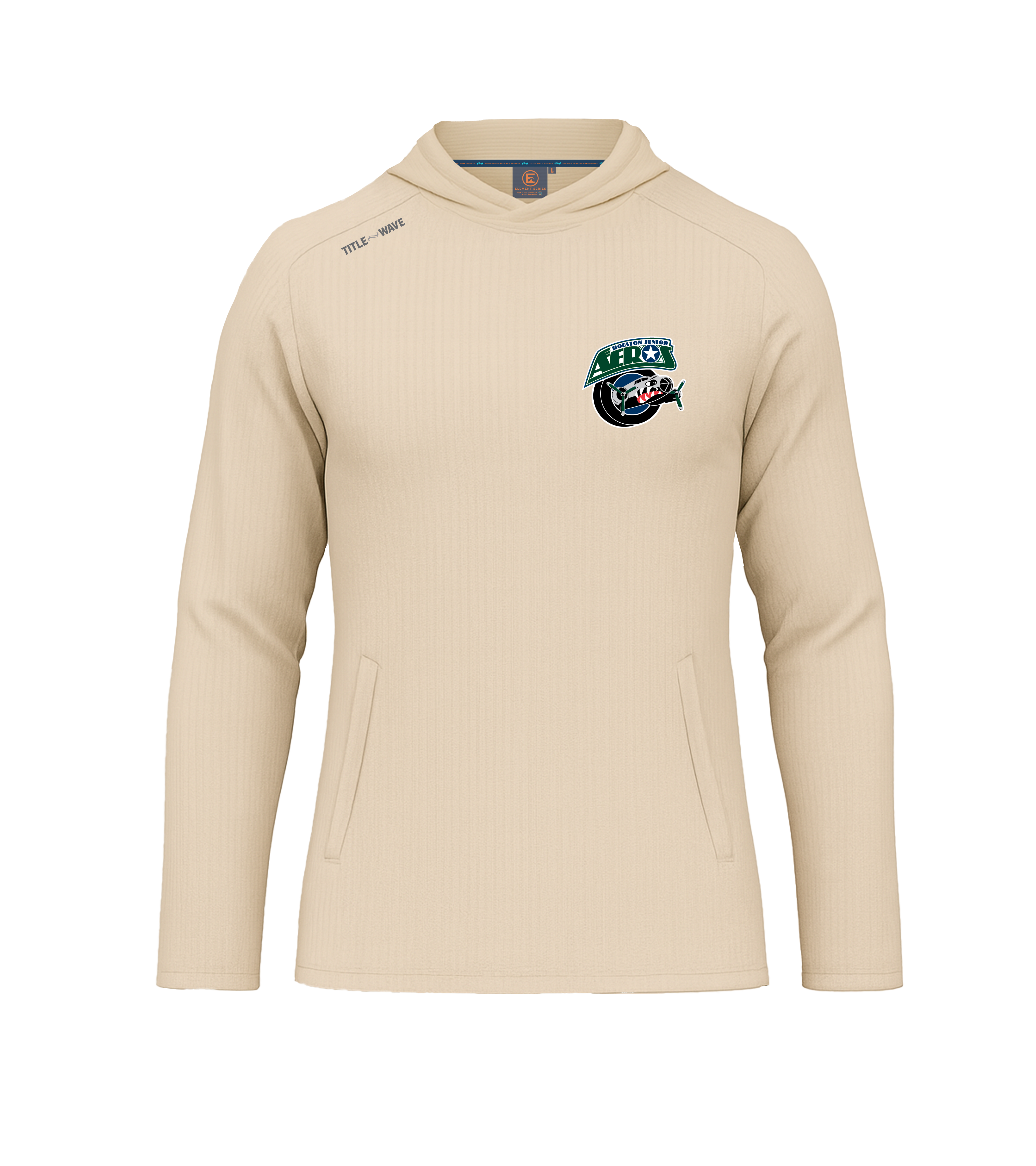 Houston Junior Aeros Element Series Hoodie- Off-White