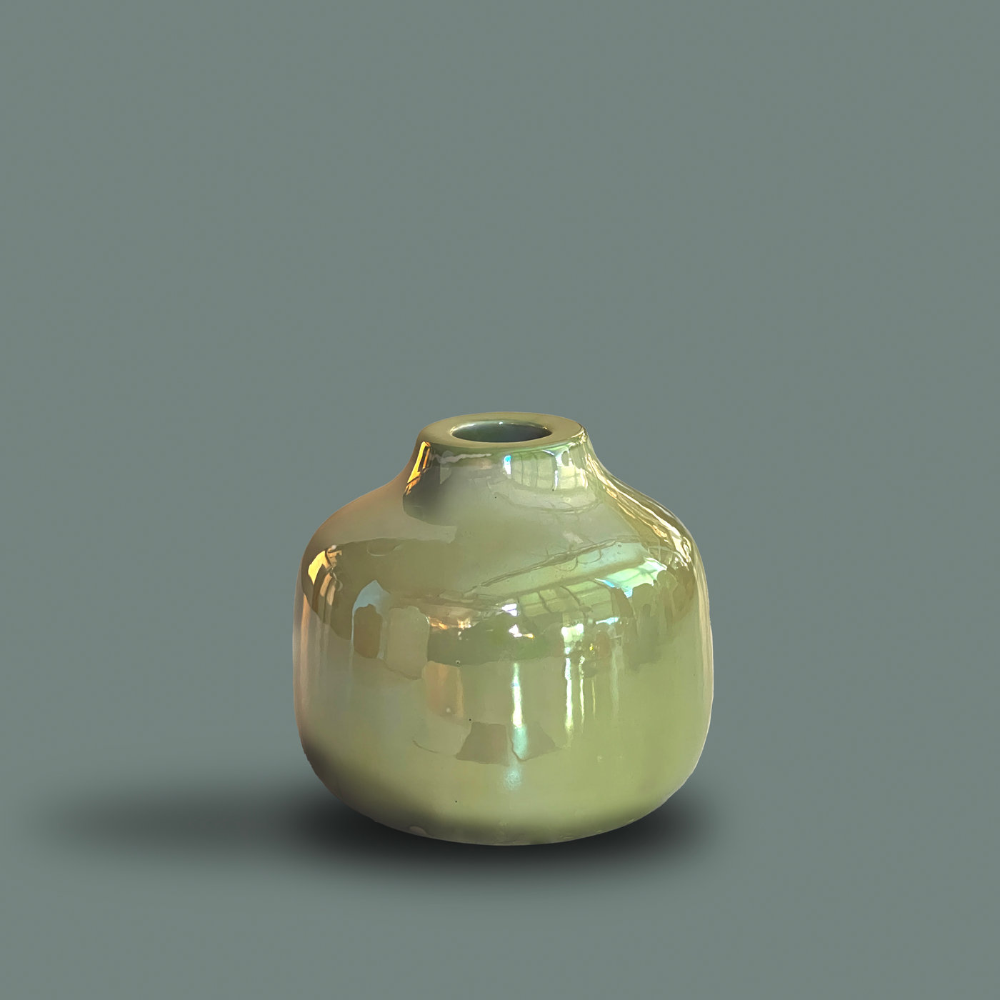 Textured VIIE VASE in a colourful glaze, handmade by STUDIO BERG in Berlin