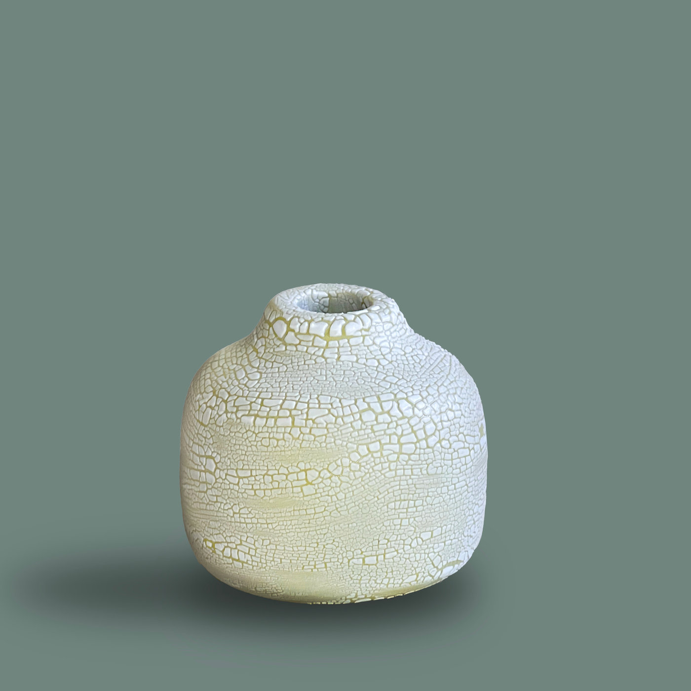 Textured VIIE VASE in a colourful glaze, handmade by STUDIO BERG in Berlin
