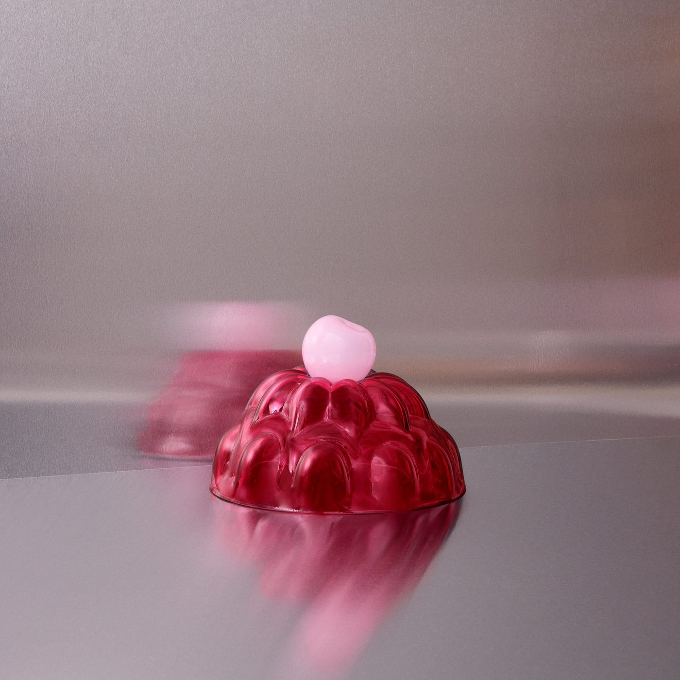 Colourful JELLO hand-blown glass cloches by STUDIO BERG