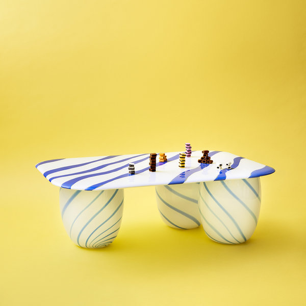 BLUE CANDY SOFA TABLE