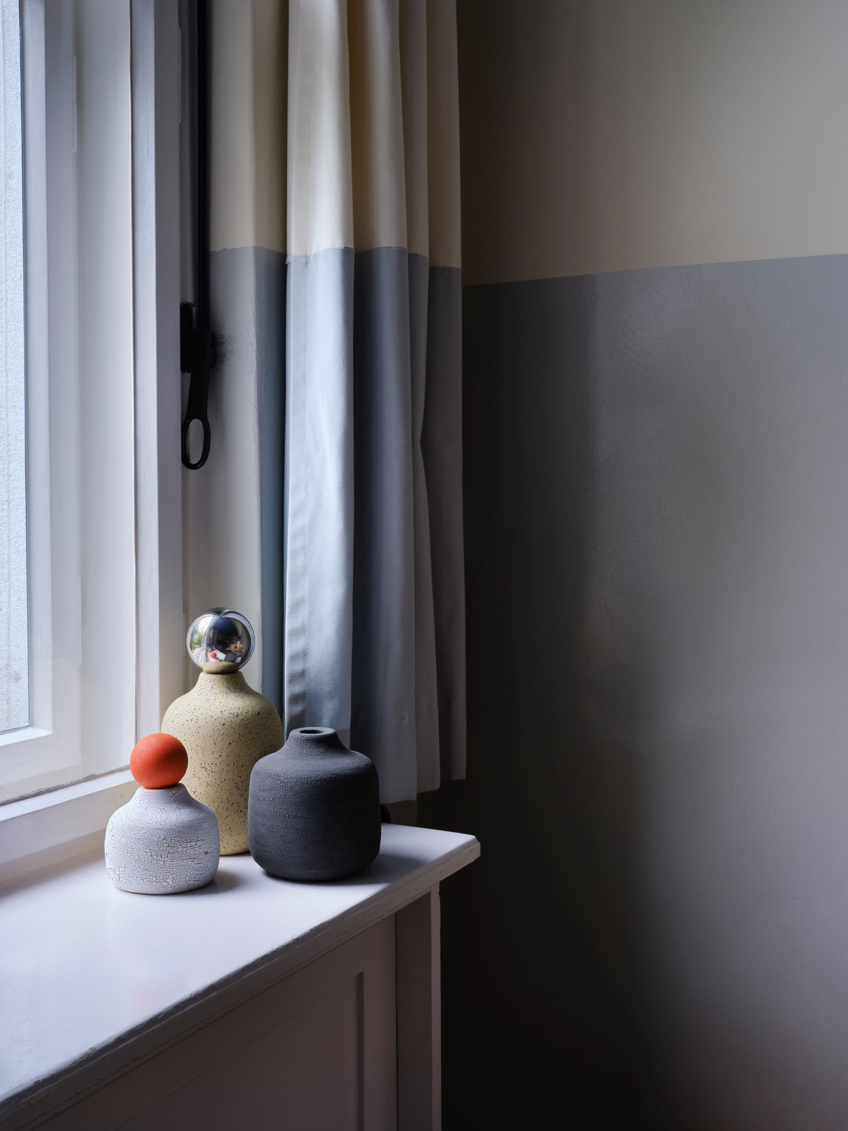 VIIE VASES by STUDIO BERG on a windowsill at Tautes Heim