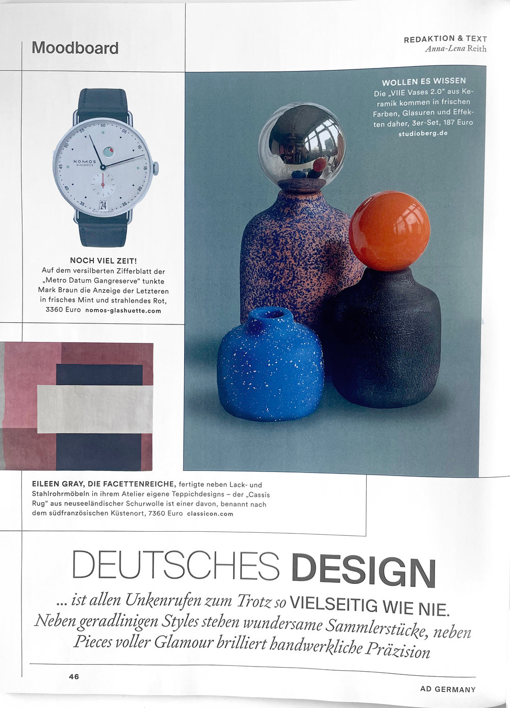 AD Germany: VIIE VASES and JELLO by STUDIO BERG, page 2