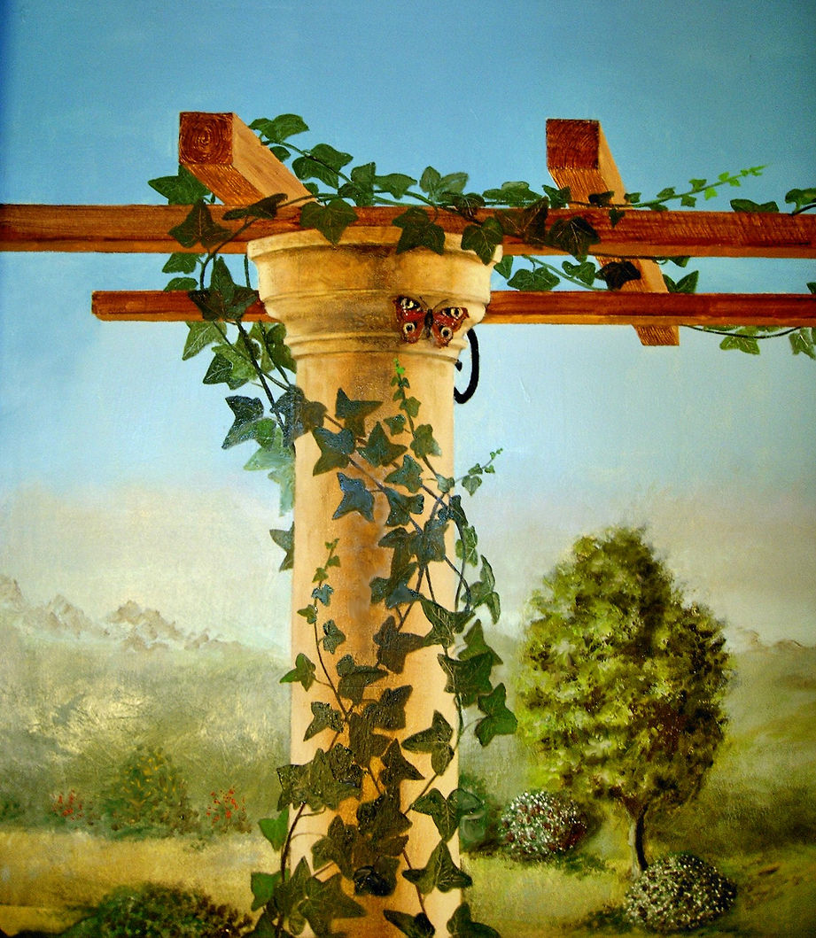 Wandmalerei in privater Wohnung (Ausschnitt)