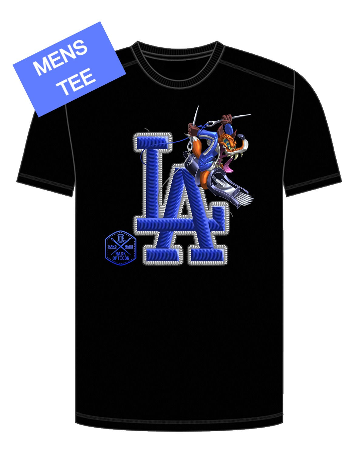 FOX LA Mens Black Tee