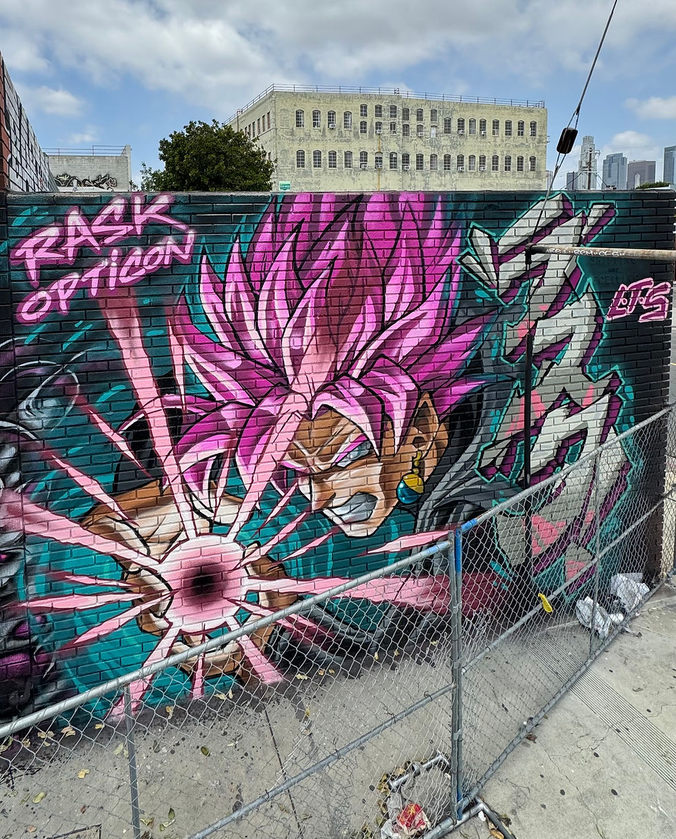 Goku Black mural