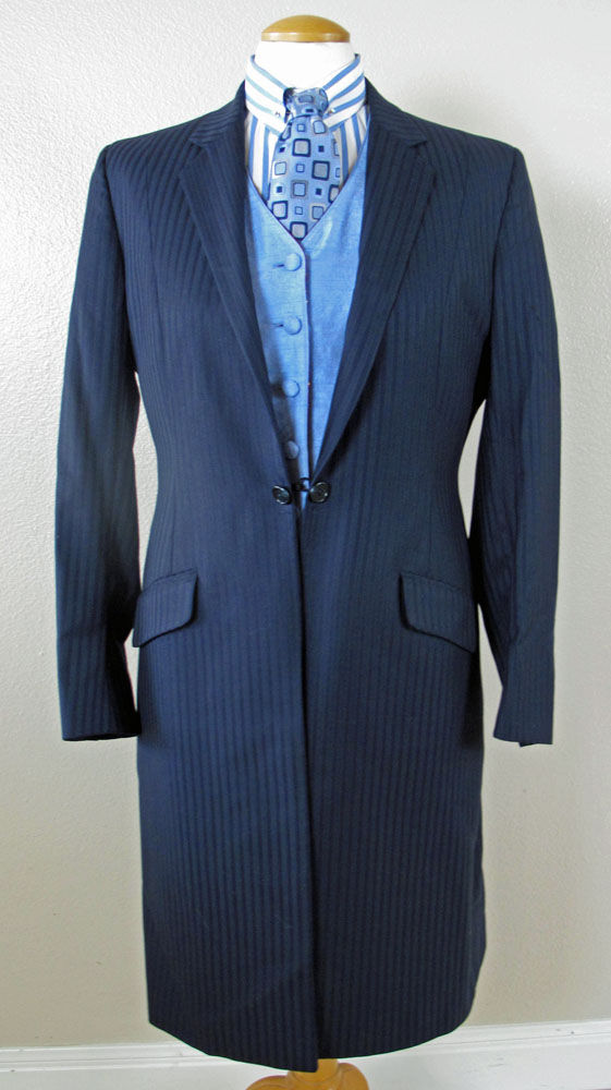 Thumbnail: Frierson Navy Shadow Stripe - Ladies 10/12