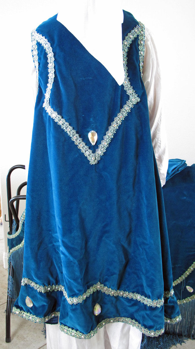 Thumbnail: Equine Regalia Teal Blue Complete Costume