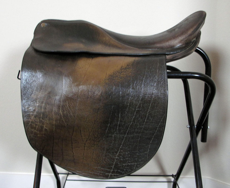 Thumbnail: 21" Joseph Sterling Buffalo work saddle