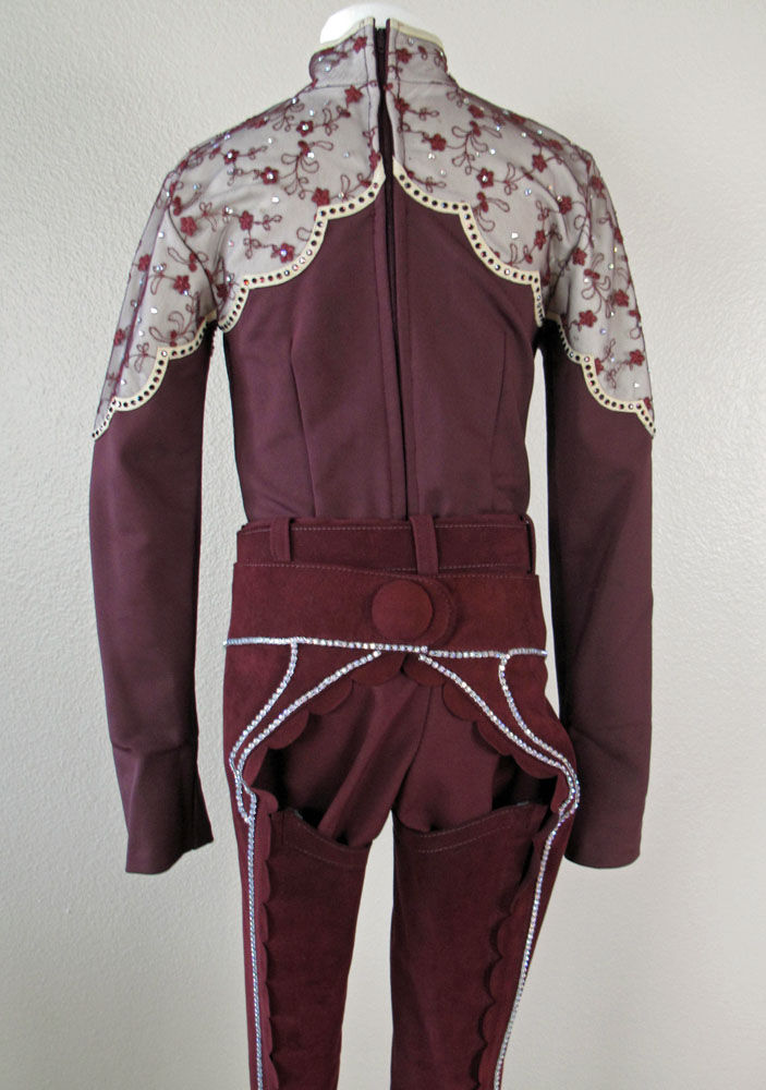 Thumbnail: JLC Custom - Burg/Cream Outfit - Youth 10