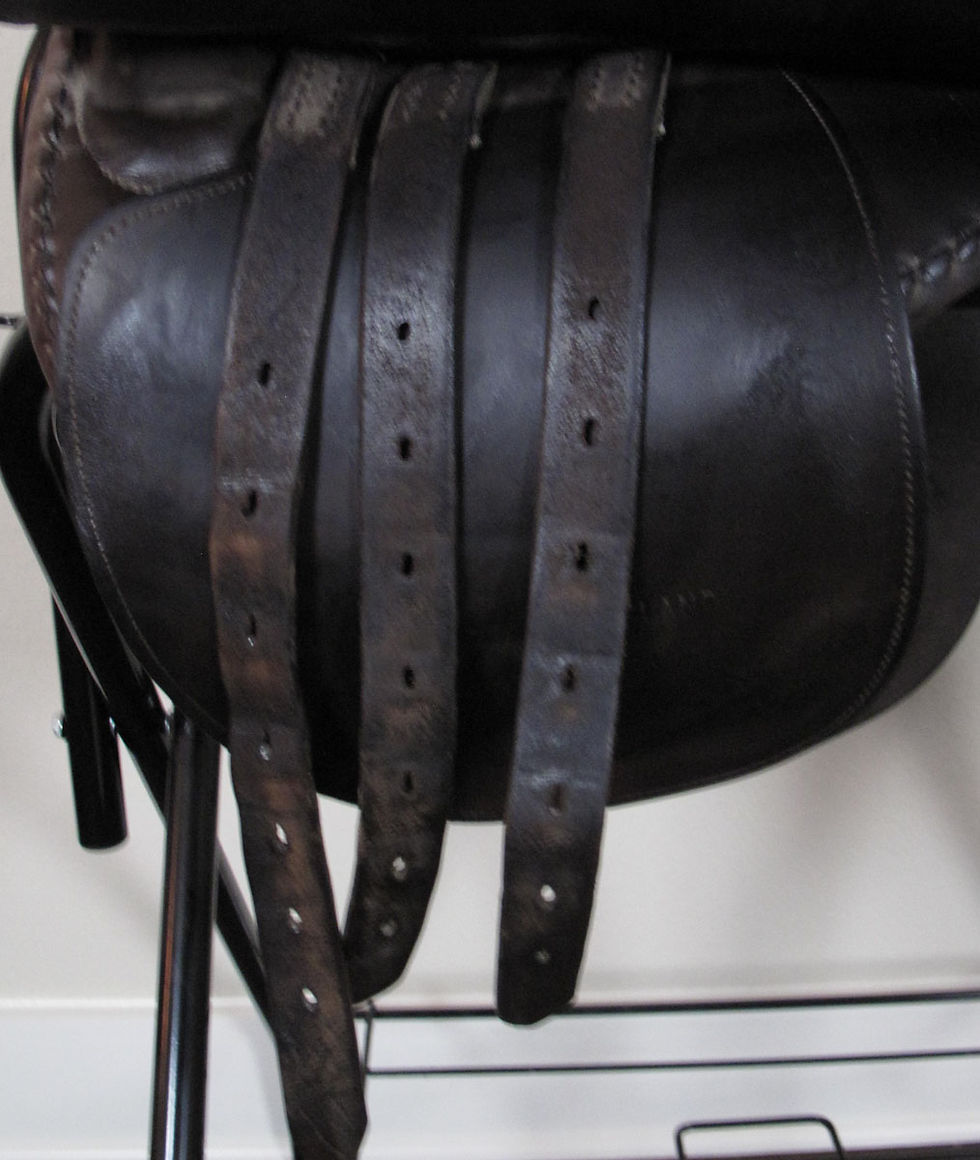 Thumbnail: 21" Joseph Sterling Buffalo work saddle