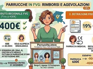 Le detrazioni per le parrucche CE in Friuli Venezia Giulia