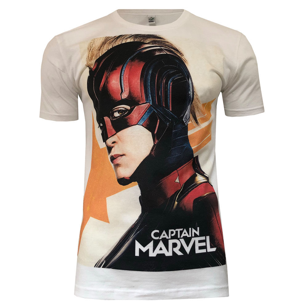 Captain Marvel Portrait T-Shirt
