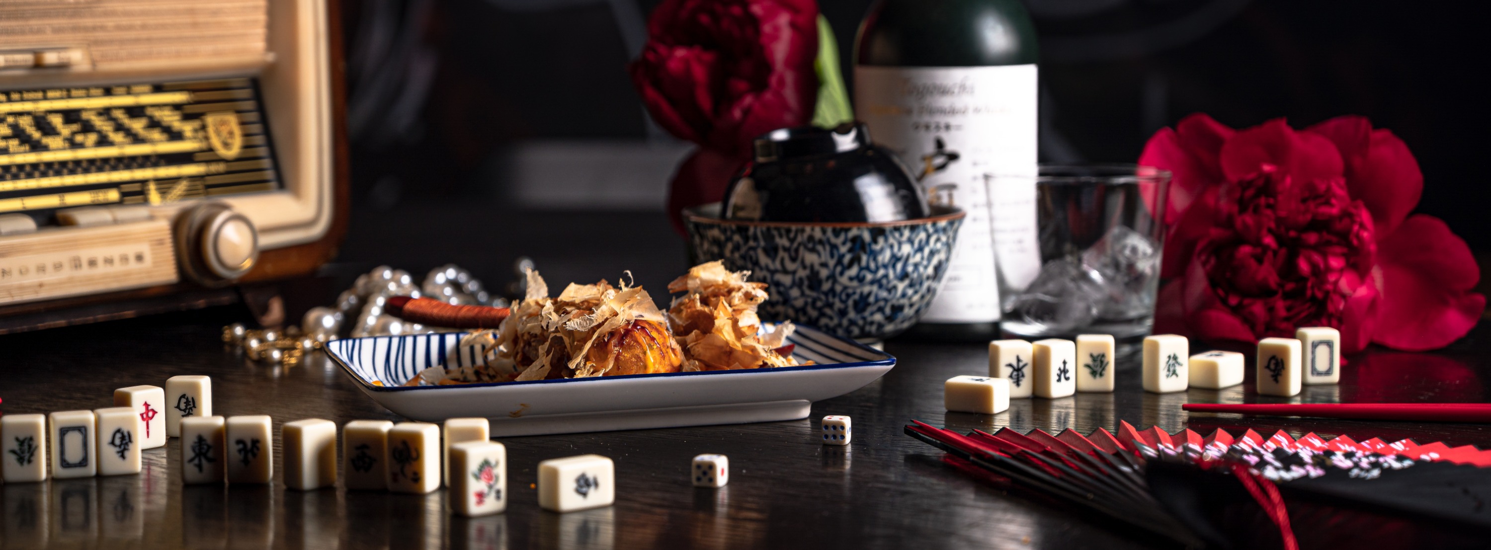 Arranged Food and Objects