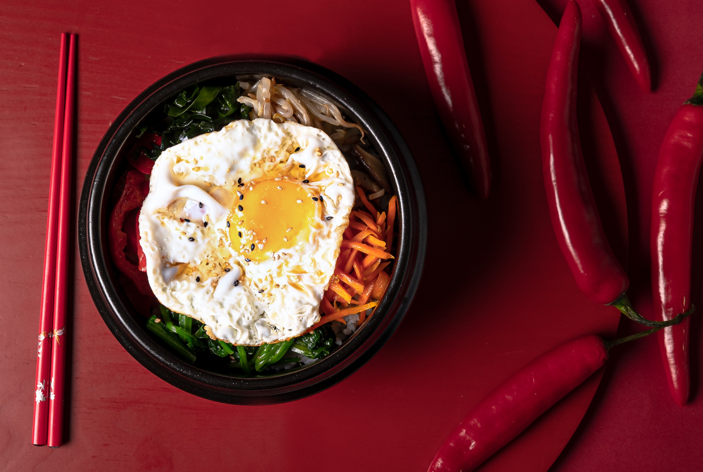 Arranged Food and Objects