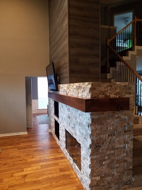 Fireplace mantel