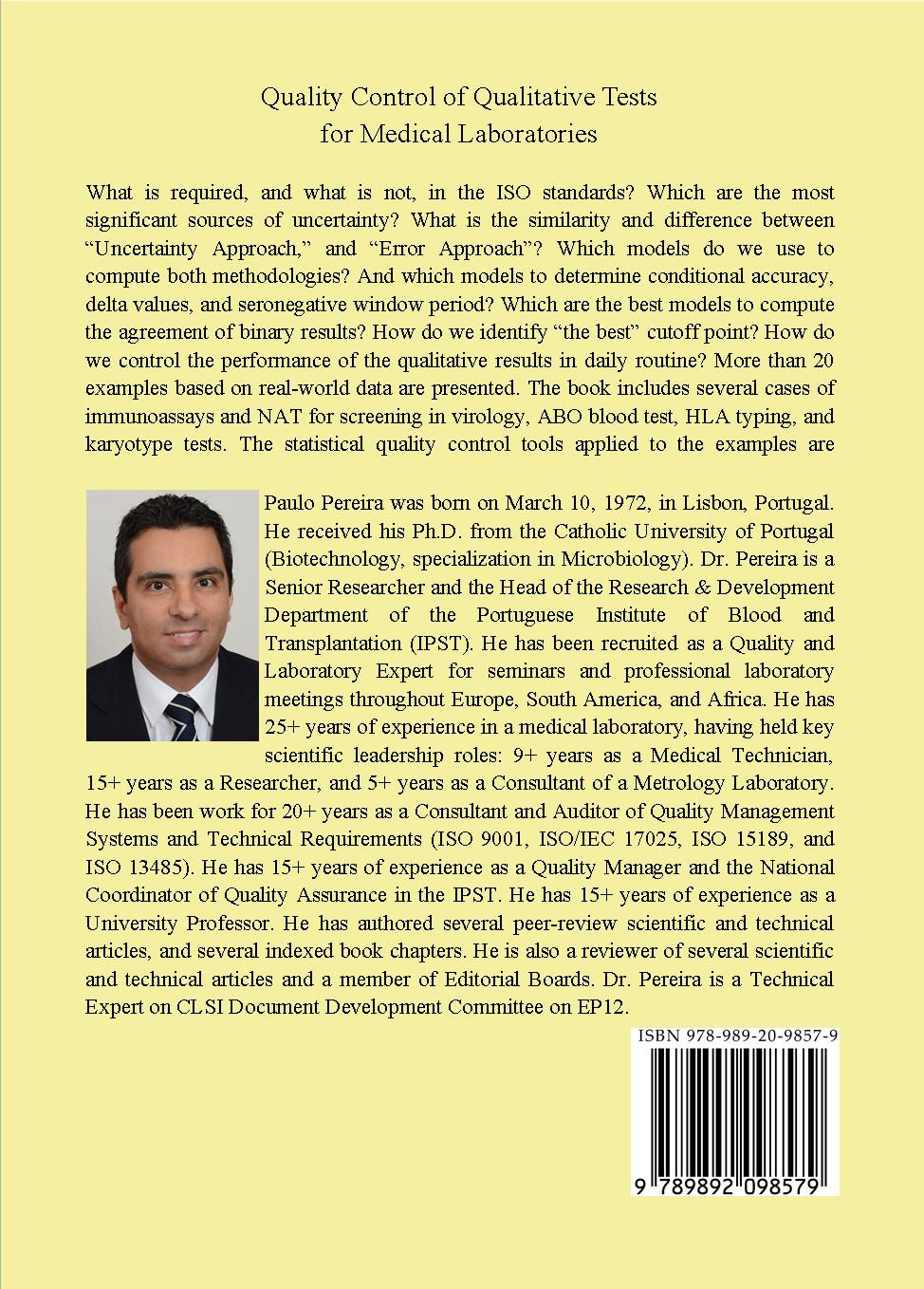 Thumbnail: Quality Control of Qualitative Tests for Medical Laboratories (includes CD)