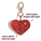 Thumbnail: Red Glitter Heart Personal Alarm