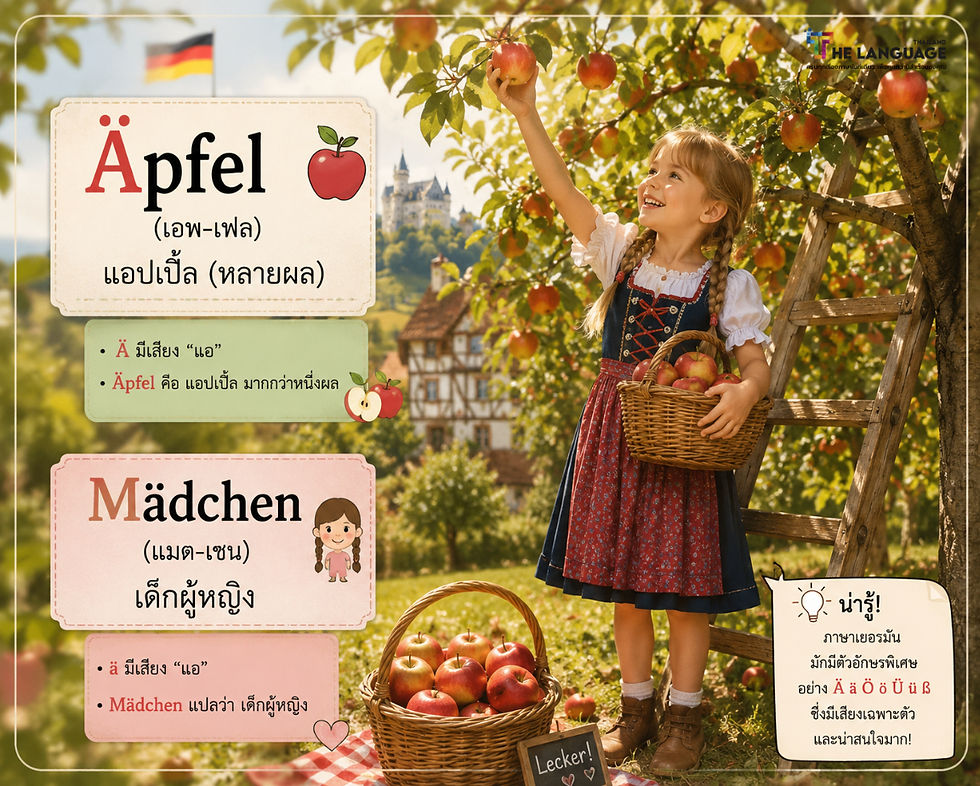 เรียนภาษาเยอรมัน A1