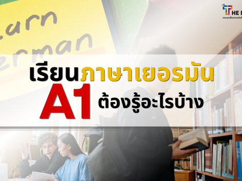 เรียนภาษาเยอรมัน A1 ต้องรู้อะไรบ้าง? คู่มือฉบับเริ่มต้นสำหรับผู้เรียนใหม่