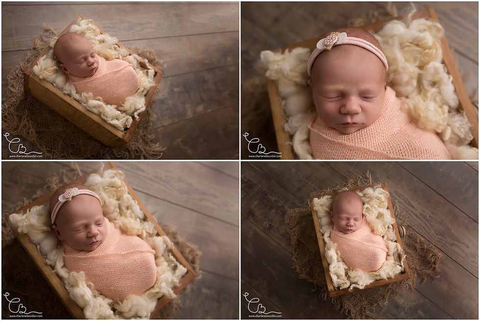 Seance photo bébé emmailloté Savoie