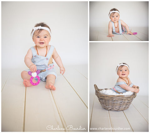 Séance photo bébé - Kalissy, 10 mois - Séance photo en studio - Photographe bébé La Tour du Pin