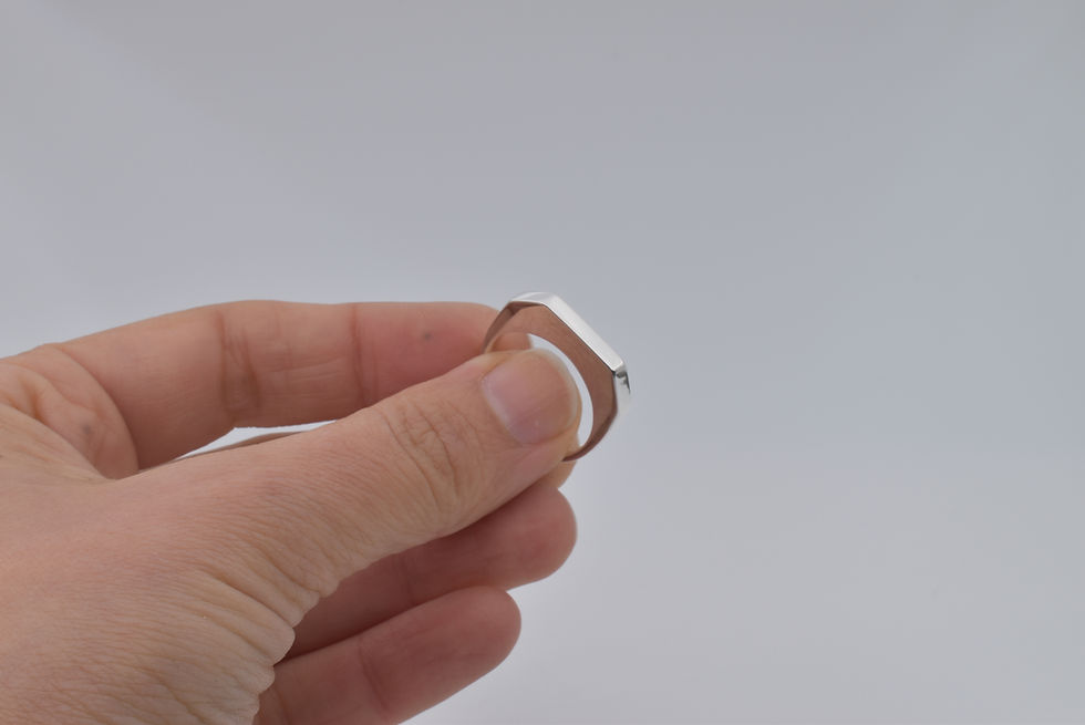 Thumbnail: S L I C E S  Sterling Silver Rings