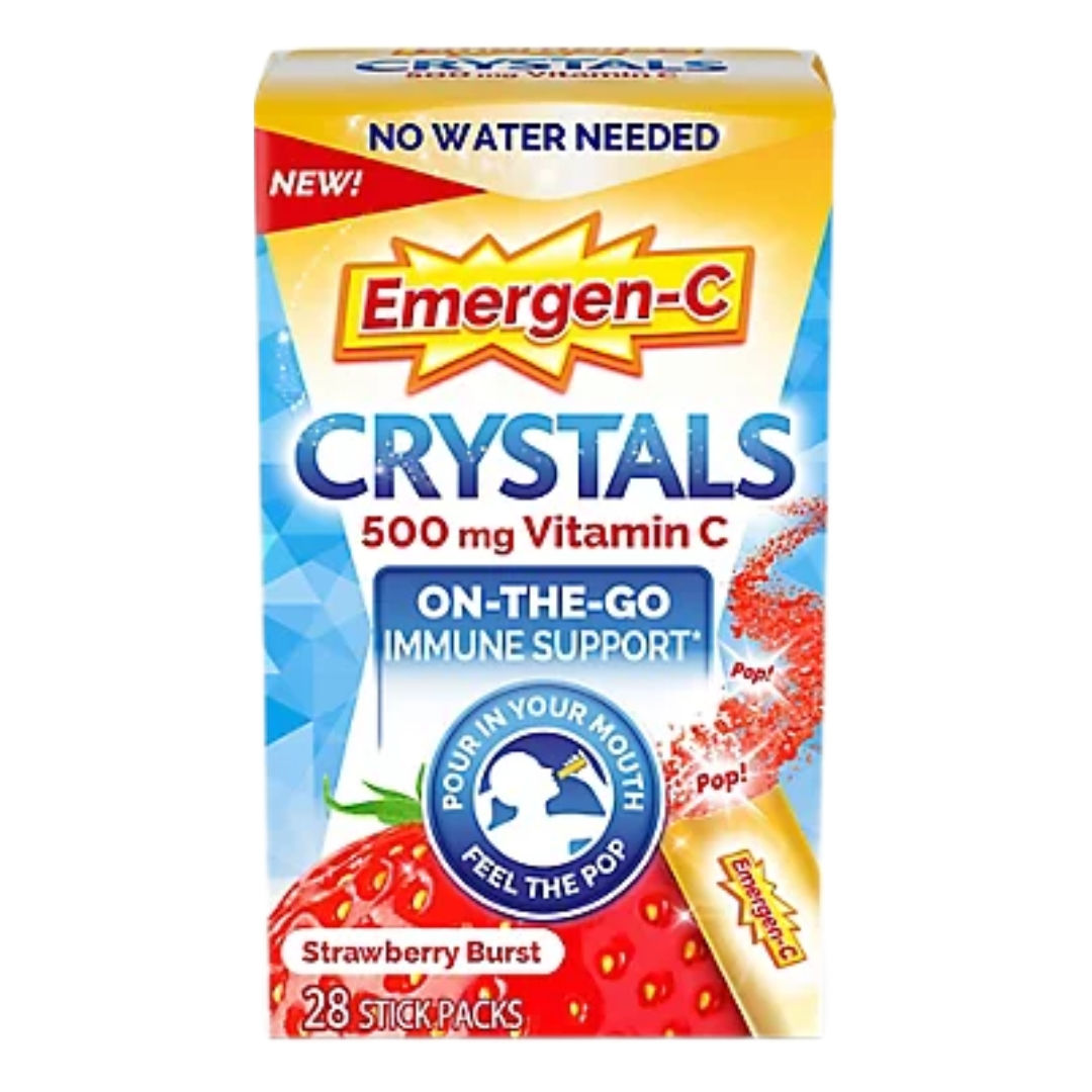 Emergen-C Crystals, Suplemento de apoyo inmunológico para llevar con vitamina C