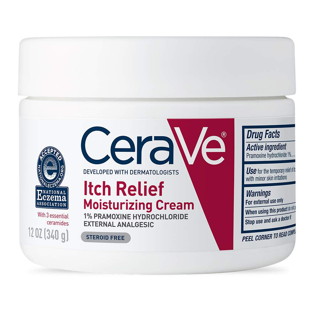 CeraVe Crema Hidratante Alivio de la Picazón de la Piel 12 Oz