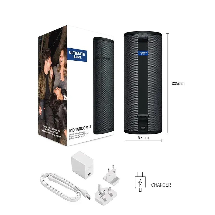 Megaboom 3 Parlante Bluetooth Resistente al Agua