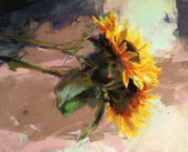 DUST OFF Silja Salmistu Sunflowers on a mirror.jpg