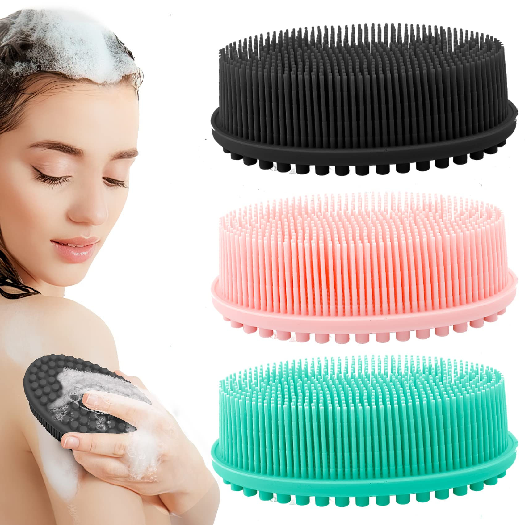 SilkTouch Silicone Body Scrubber Set