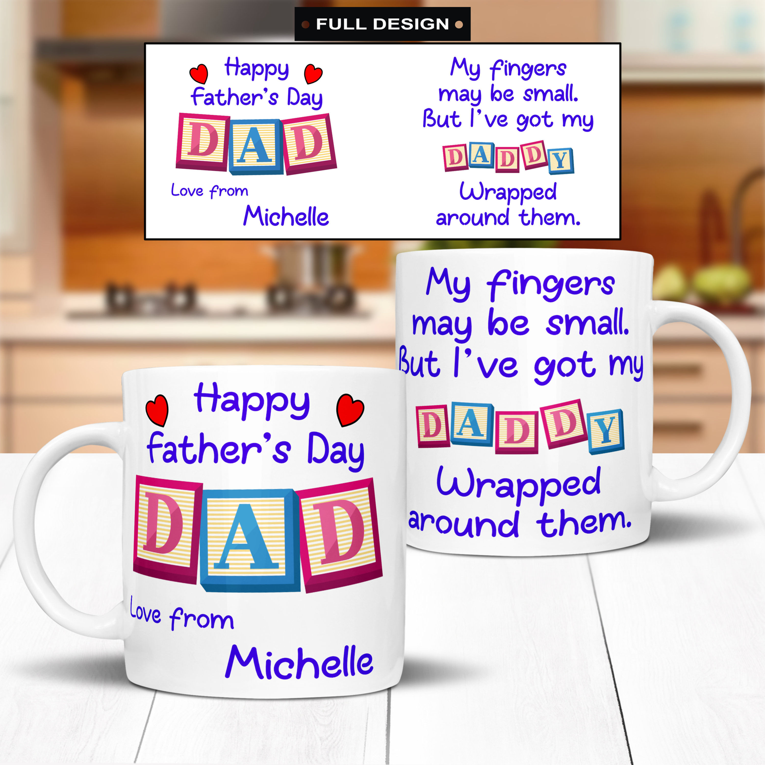 Father's Day Personalised Mug