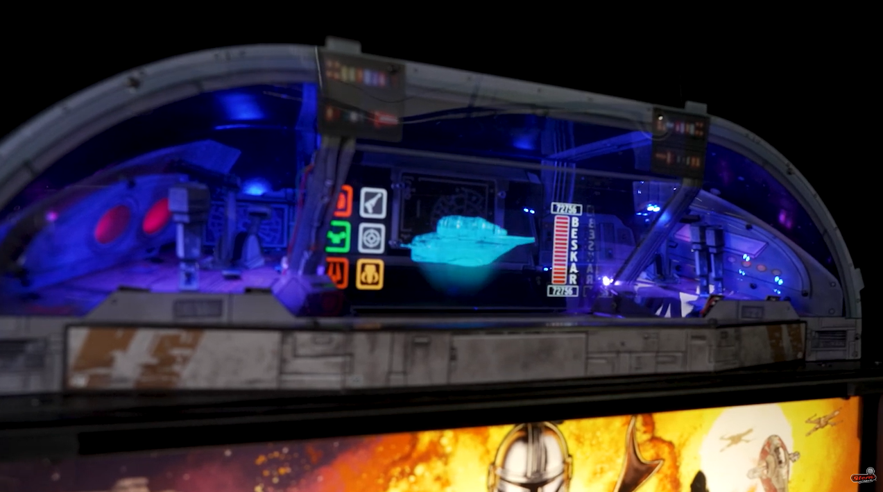 stern mandalorian pinball topper stern mandalorian pinball topper