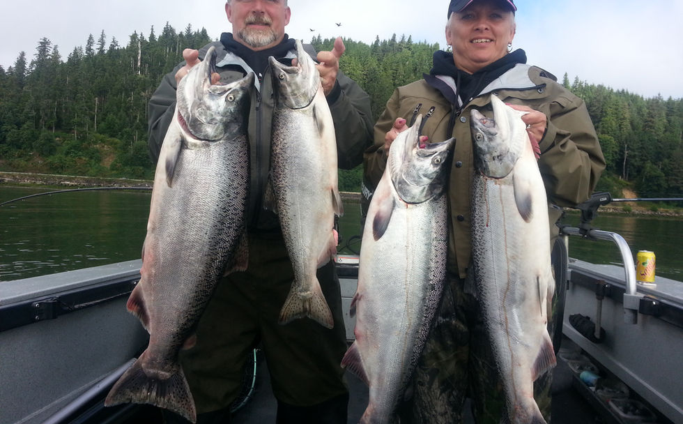 Spring King Salmon Fishing with Clancy's Guided Sport Fishing