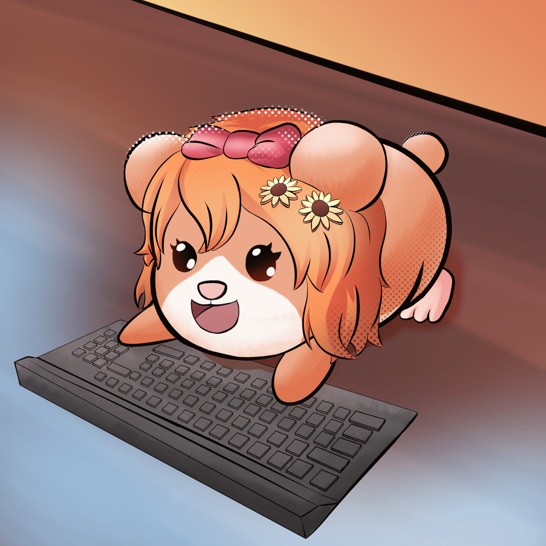 hamster typing.gif