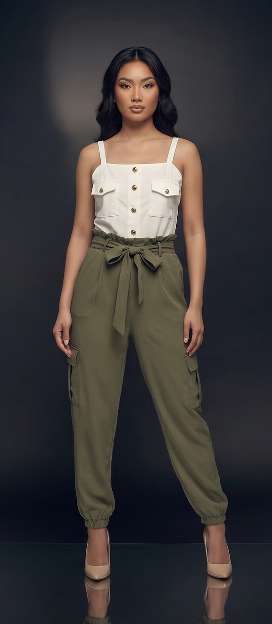 City Chic Utility Jumpsuit