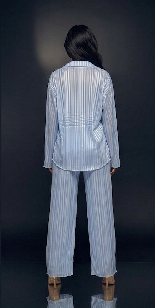 Thumbnail: Ice Luxe Pleated 3-Piece Set