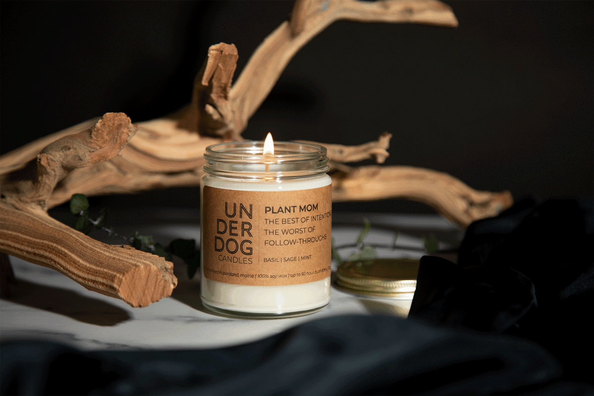 Candle of the Month Subscription to Underdog Candles in Portland, Maine