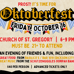 Friday, October 16: Oktoberfest
