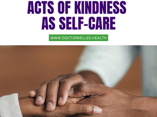 Acts of Kindness as Self-Care