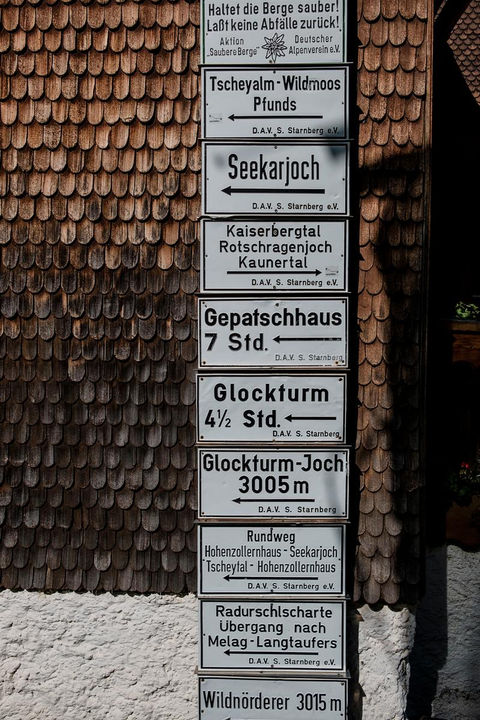 Hohenzollernhaus, Wanderwegbeschreibung