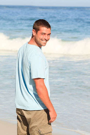 Handsome Guy at the Beach