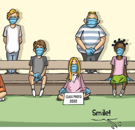 Image of Cartoon of COVID19