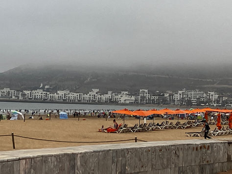 Africa (PC) (AL- 2) A beach holiday chilling in Agadir, Morocco an exotic culturally infused African city